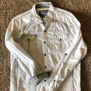 Men's long sleeve button down